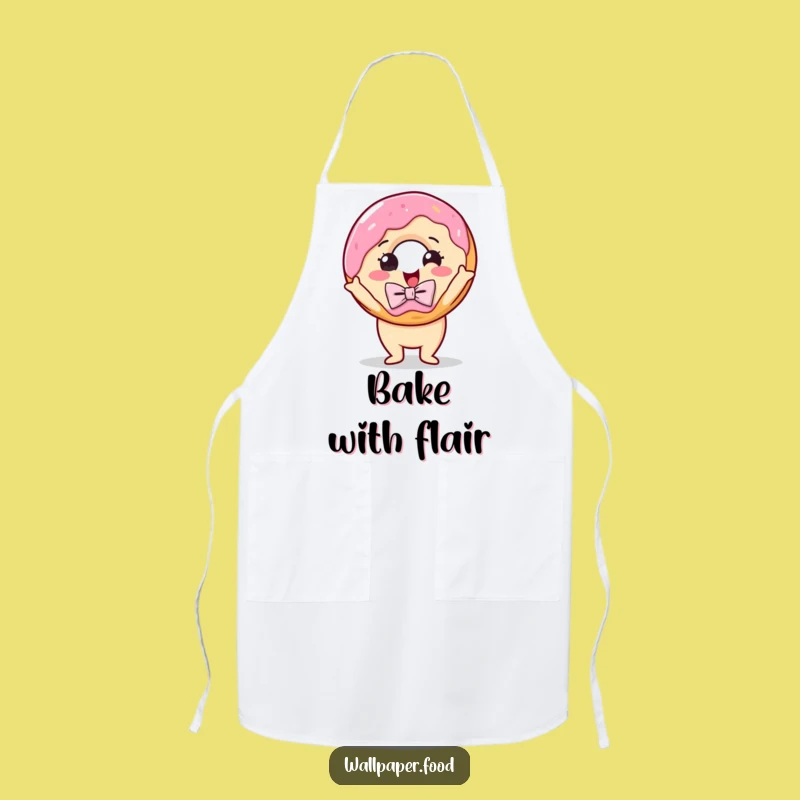 Funny Donut Bow Tie Apron - Kitchen Drama Chef Gift!