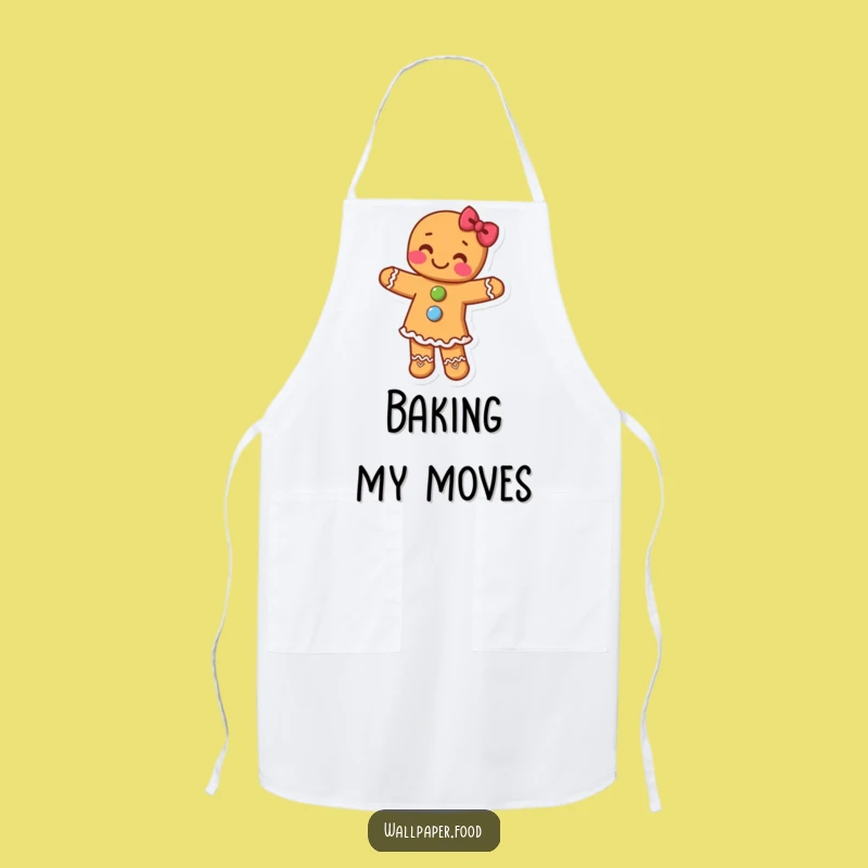 Funny Gingerbread Dancer Apron: Cook In Style With This Hilarious Holiday Character Kitchen Accessory, Perfect Funny Gift!