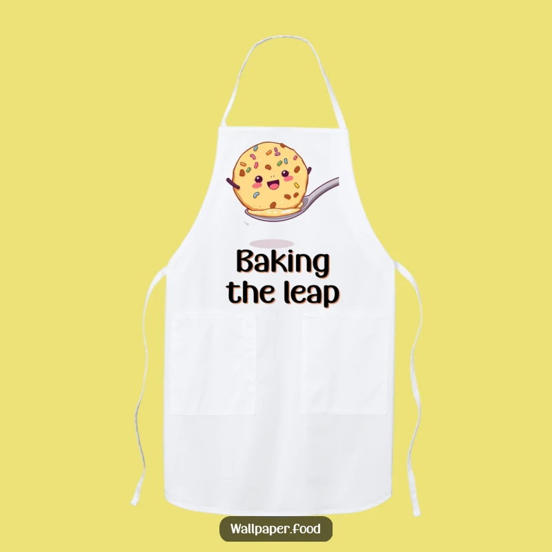 Funny Cookie Jump Apron - Bake with Joy and Sweet Flair!