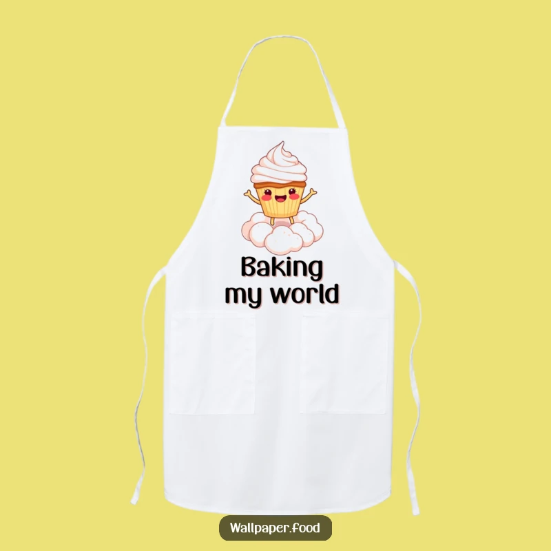 Funny Cupcake Cloud Apron - Bake Sweetly with This Joyful Treat