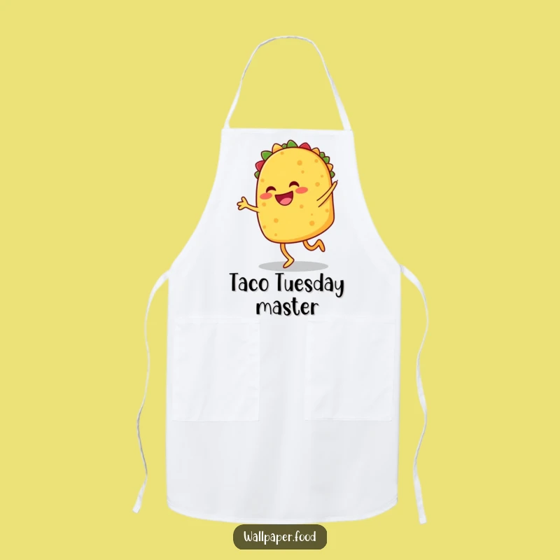 Funny Taco Jig Apron - Cook Up Smiles with Fiesta Fun!