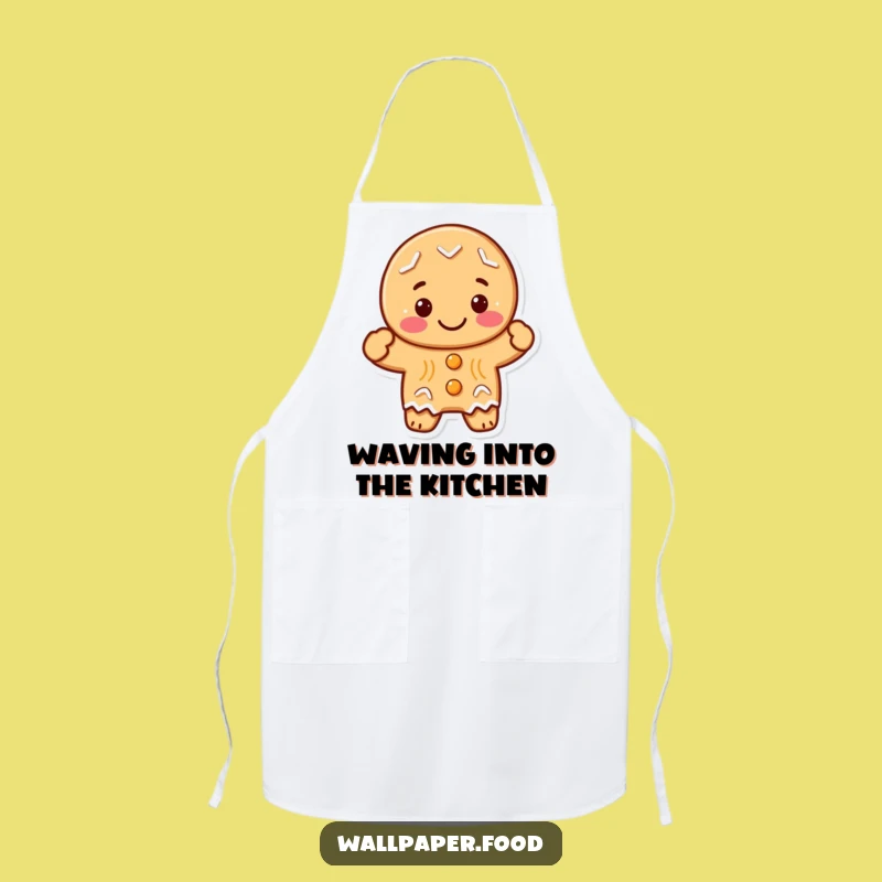 Funny Gingerbread Cookie Chef Apron: Cook Up Some Laughs in the Kitchen!