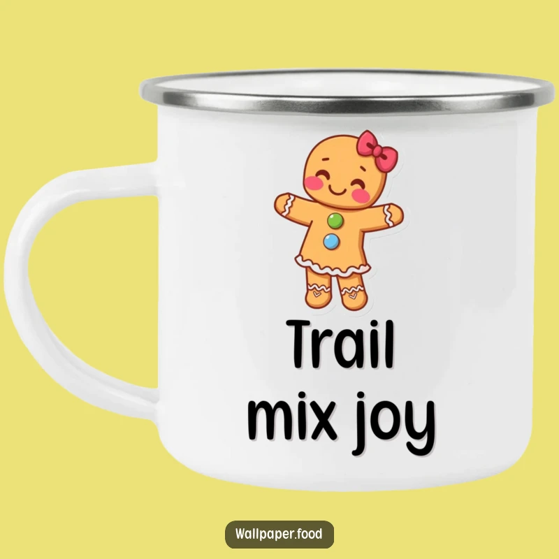 Funny Gingerbread Dancer Camping Mug: Enjoy Your Drink Outdoors With This Hilarious Character Mug, Great Funny Gift!