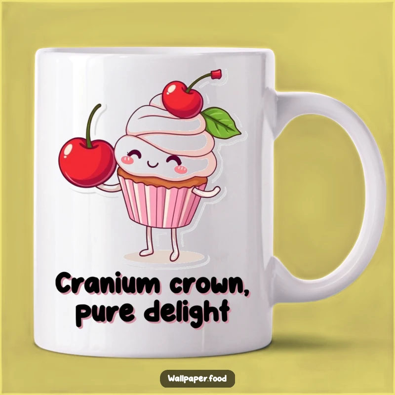 Funny Cupcake Cherry Balance Mug: A Hilarious Treat for Dessert Lovers, Perfect Funny Gift