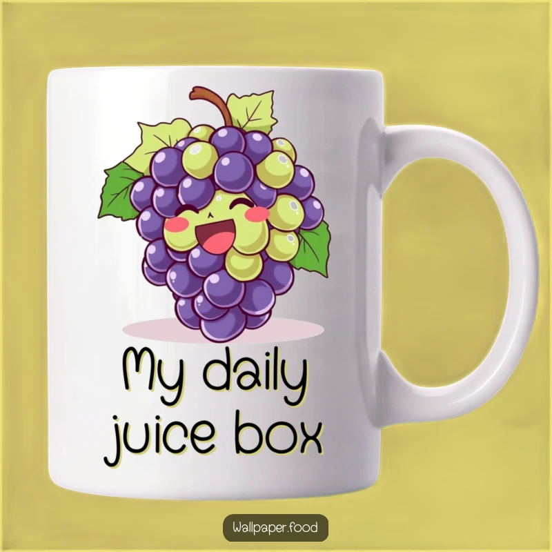 Funny Giggling Grapes Mug - A Joyful Burst of Humor, Perfect Gift!