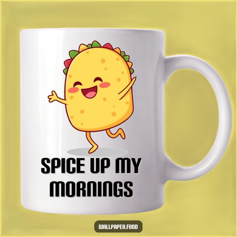 Funny Taco Jig Mug - Hilarious Fiesta Gift for a Joyful Start!