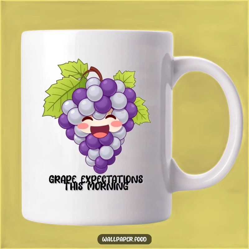 Funny Grapes Mug: Giggling Bunch, Bursting With Joy, Perfect Gift