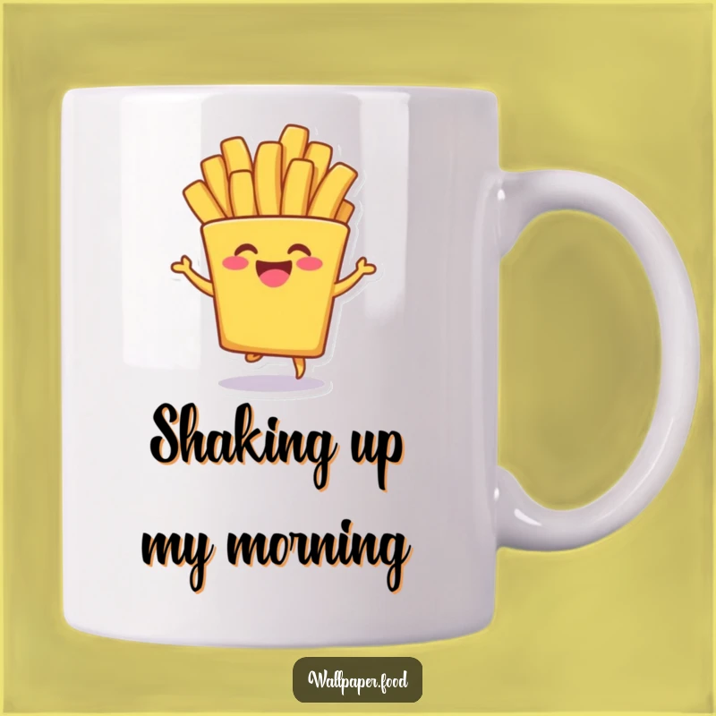 Funny French Fry Shimmy Mug - A Hilarious Treat for Fast Food Fans