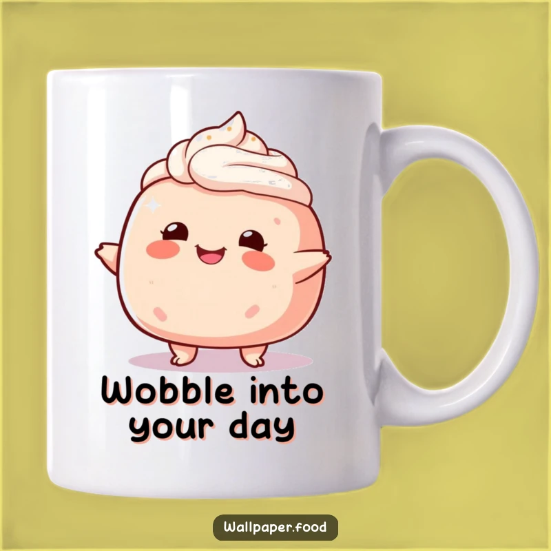 Funny Cake Character Wobble Mug - Adorable & Sweet Gift for Cake Lovers