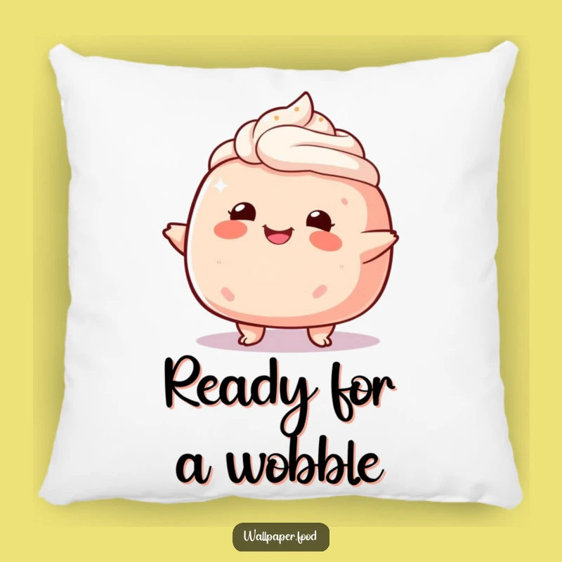 Funny Cake Character Wobble Pillow - Soft & Sweet Comfort, Adorable Gift