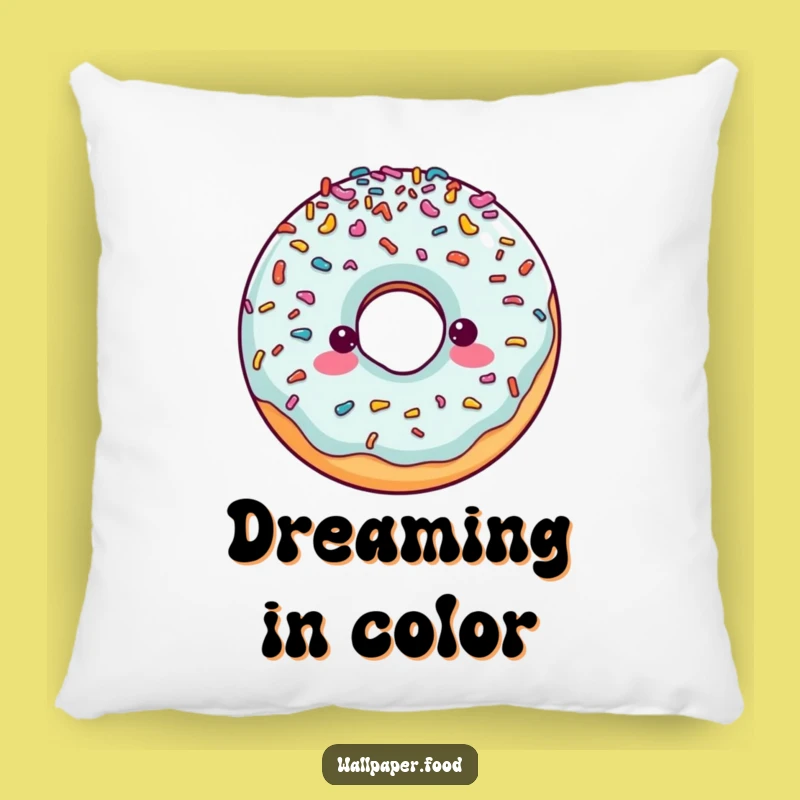 Funny Doughnut Sprinkles Pillow: Snuggle with Sweetness & Smiles, Perfect Funny Gift