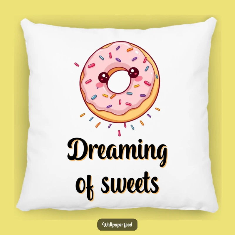 Funny Spinning Donut Pillow - Cozy Sweetness and Sprinkle Comfort