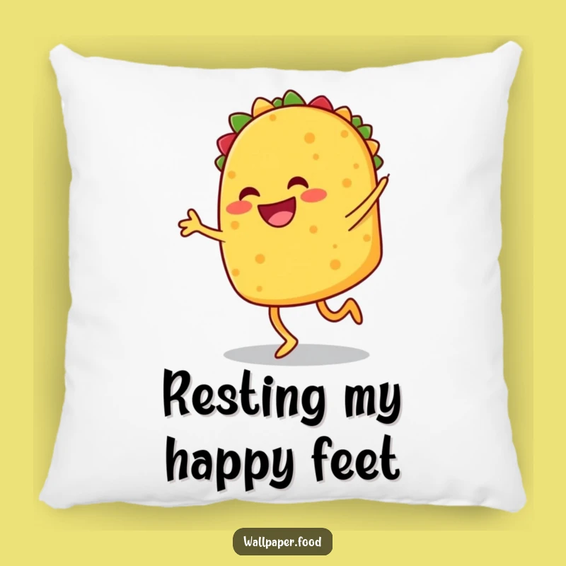 Funny Taco Jig Pillow - Cuddle Up with Comical Fiesta Comfort!
