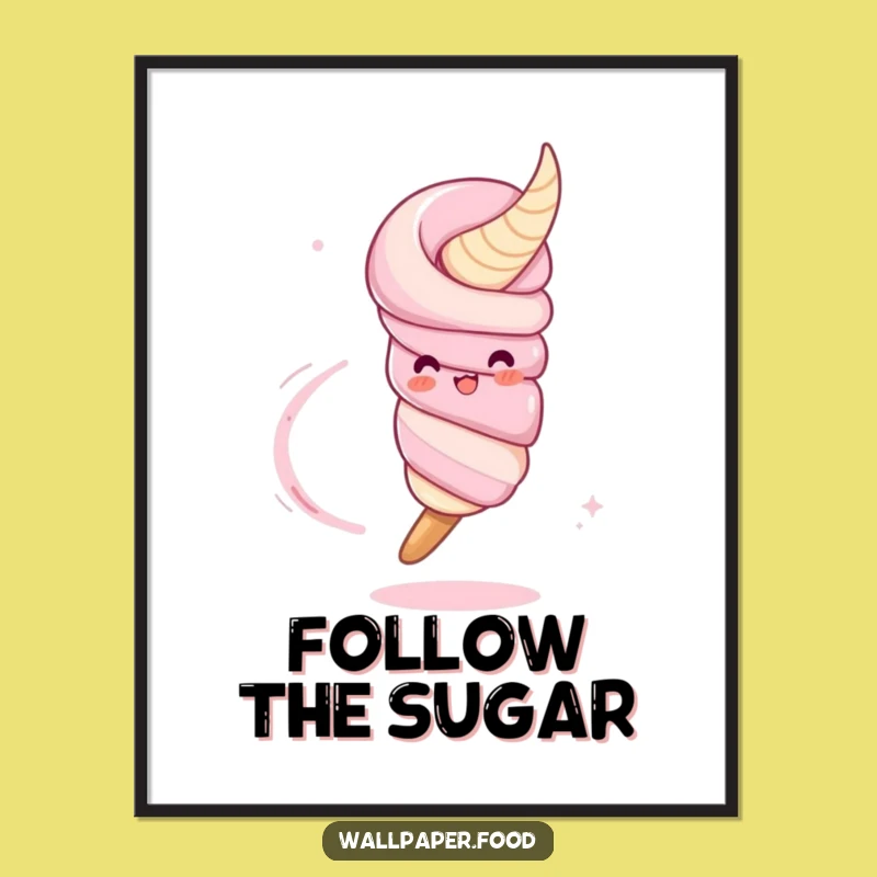 Funny Churro Twirl Digital Art: Instant Sweetness for Your Walls!