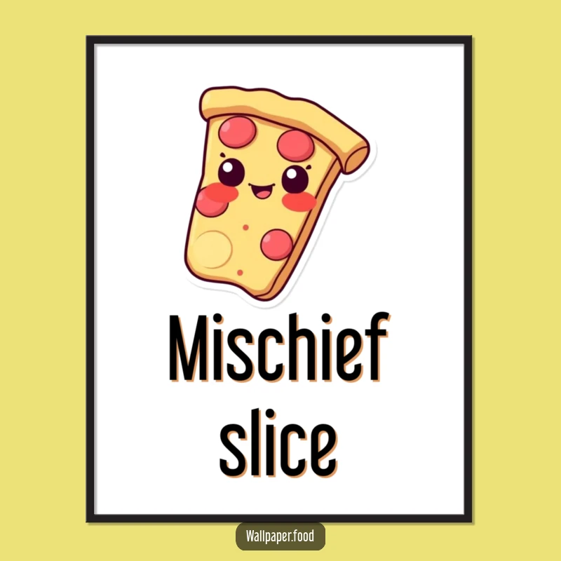 Funny Pizza Slice Digital Art - Instant Mischief and Grins Gift