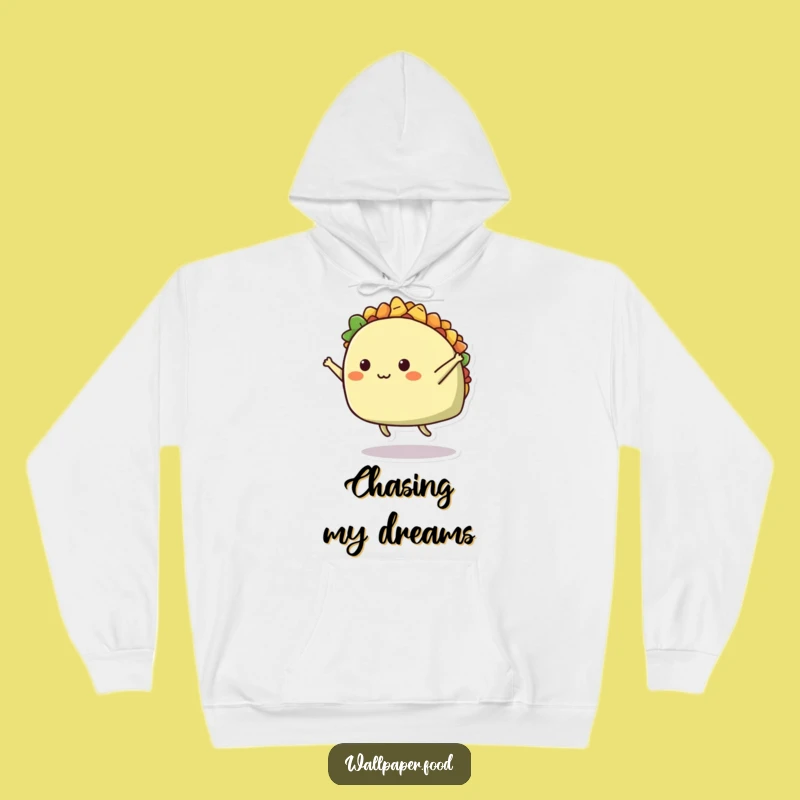 Cozy Funny Taco Split Hoodie for ultimate comfort and hilarious style.