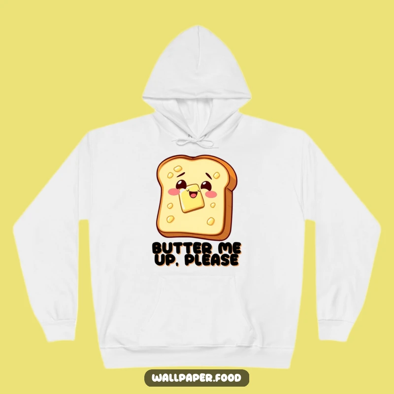 Funny Toast Butter Glee Hoodie: Cozy Up with Breakfast Cheer