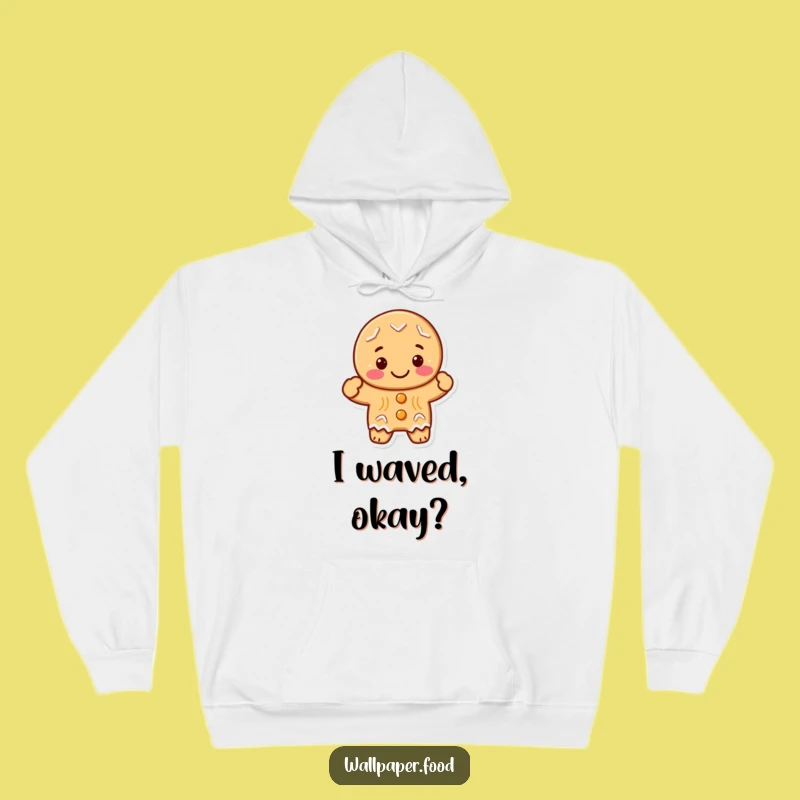 Cozy Funny Gingerbread Cookie Hoodie: Warm Up with Holiday Laughter and Style!