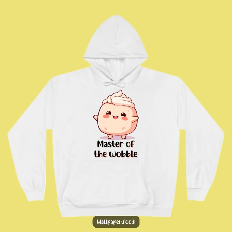 Funny Cake Character Wobble Hoodie - Cozy & Sweet Warmth, Awesome Gift