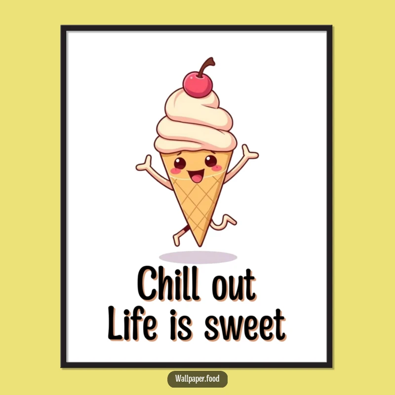 Free Printable Ice Cream Wall Art: Whimsical Downloadable Decor for Sweet Spaces