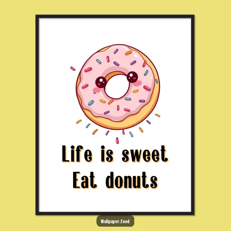 Free Printable Donut Wall Art: Whimsical Downloadable Decor for a Sweet Space