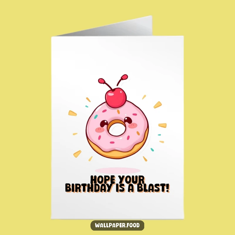 Free Printable Donut Birthday Card: Wild Downloadable Gift for a Fun Celebration
