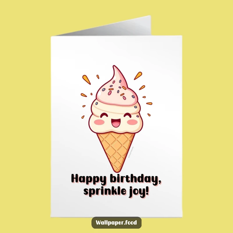 Free Printable Ice Cream Birthday Card - Funny Downloadable Treat For Celebrations