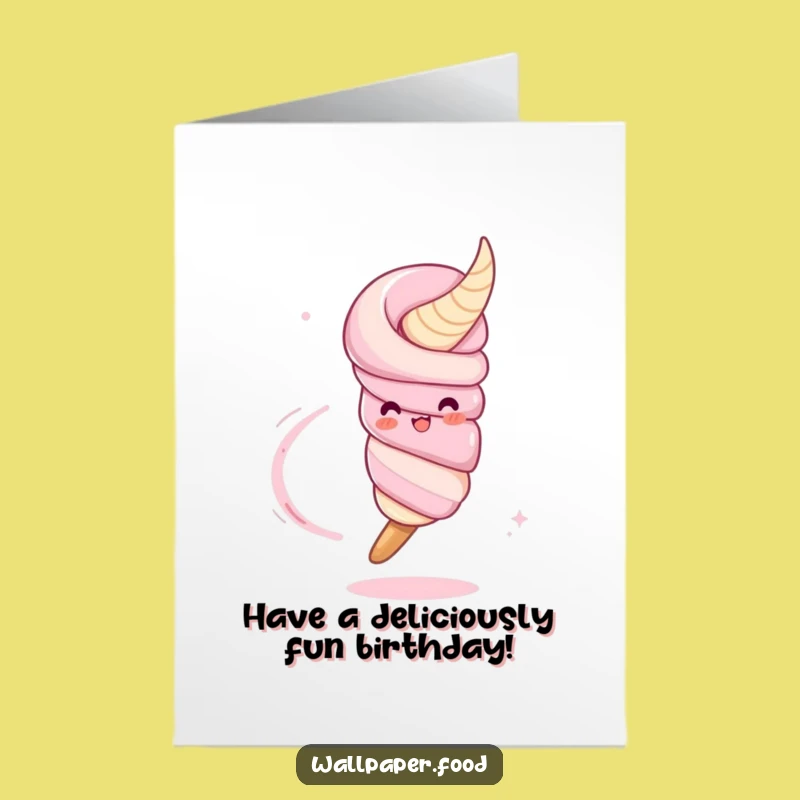 Free Printable Churro Birthday Card Fun Downloadable Gift DIY Greeting