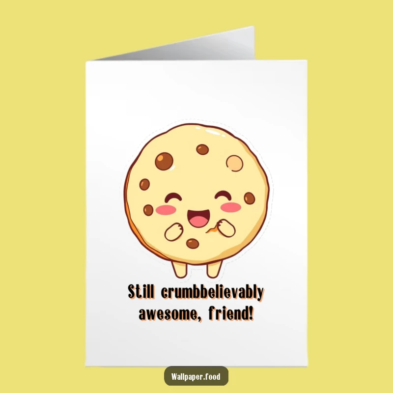 Free Printable Birthday Cookie Card Funny Downloadable Gift DIY Greeting