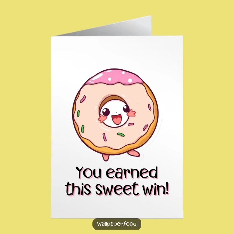 Free Printable Doughnut Congrats Card - Fun Downloadable For Sweet Success