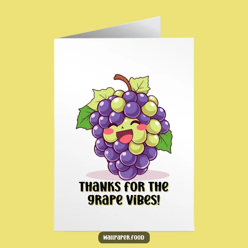 Giggling Grapes Free Printable Thank You Card: A Sweet Downloadable Gift!