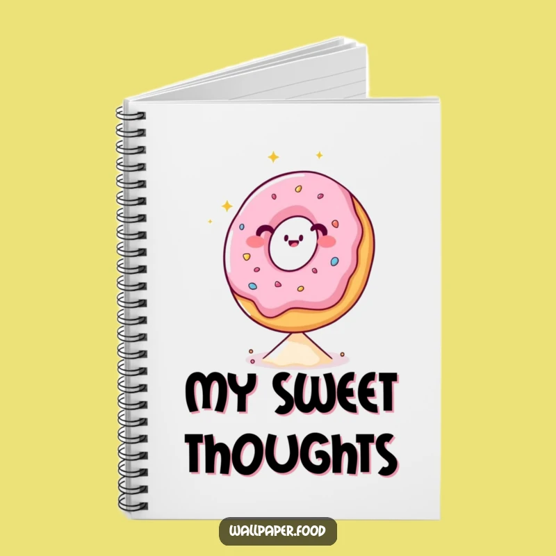 Funny Donut Sprinkle Balance Notebook: Jot down sweet ideas with humor.
