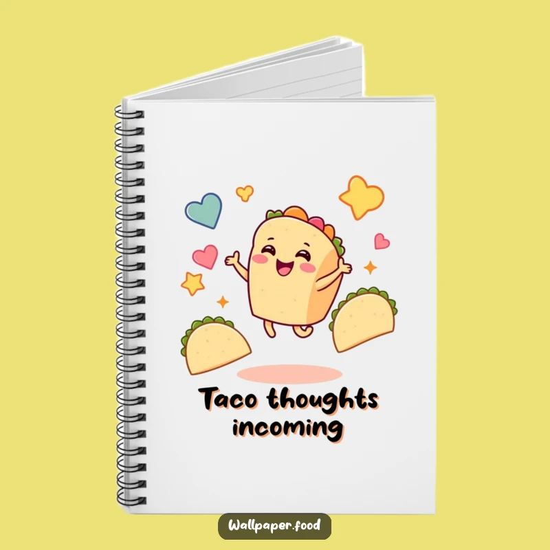 Funny Taco Dancer Notebook - Joyful Taco Character Journal for Fun Ideas!