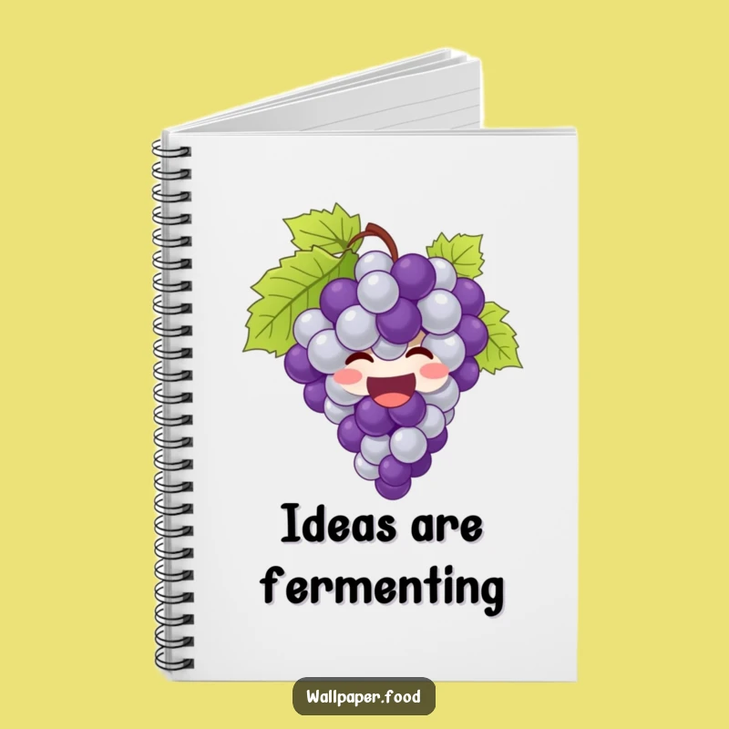 Funny Grapes Notebook: Jot Down Ideas With This Joyful, Giggling Bunch