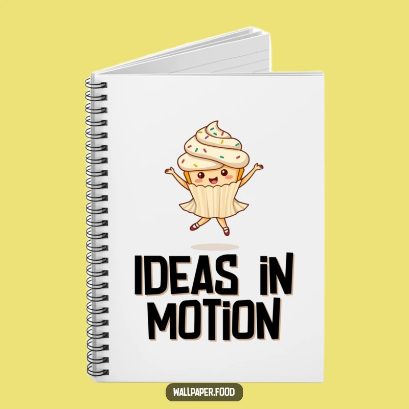 Funny Cupcake Ballet Notebook - Whimsical Dancer Journal Gift!