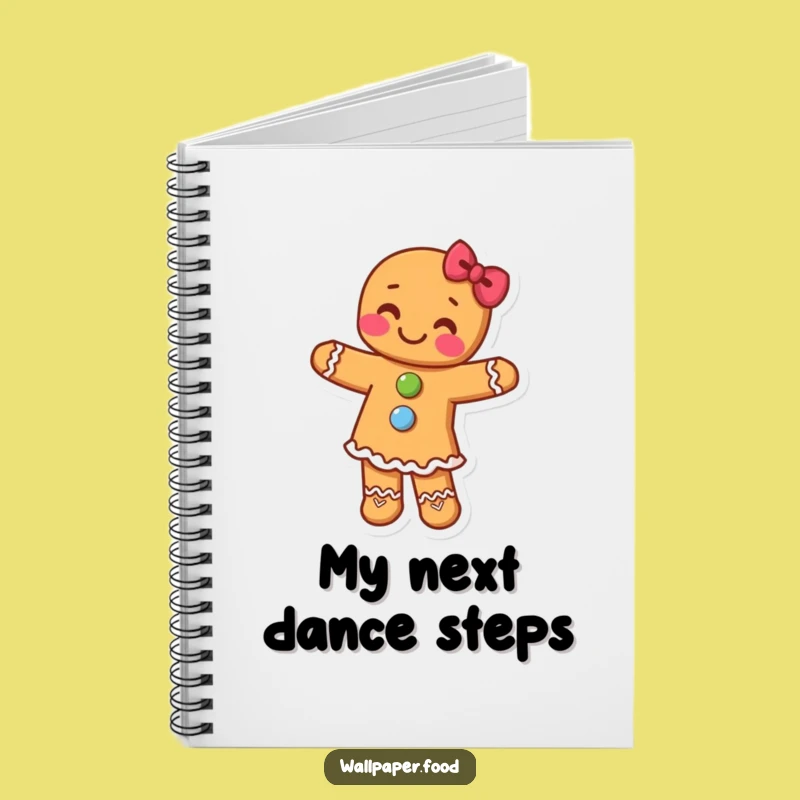 Funny Gingerbread Dancer Notebook: Jot Down Ideas With This Hilarious Holiday Character Journal, Fun Funny Gift!