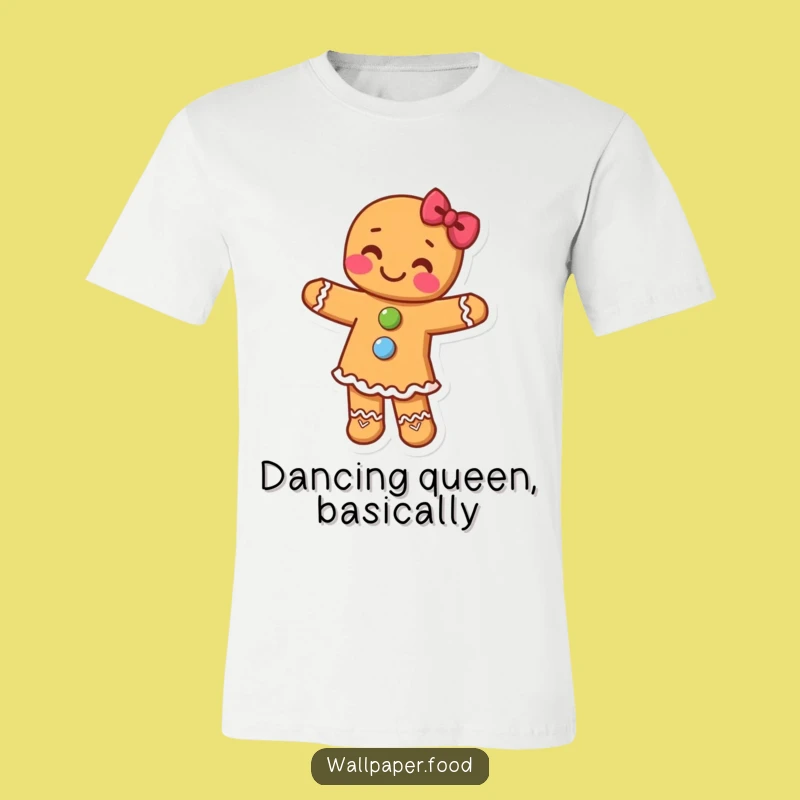 Funny Gingerbread Dancer T-Shirt: Wear Your Joy With This Hilarious Holiday Character Shirt, Ideal Funny Gift!