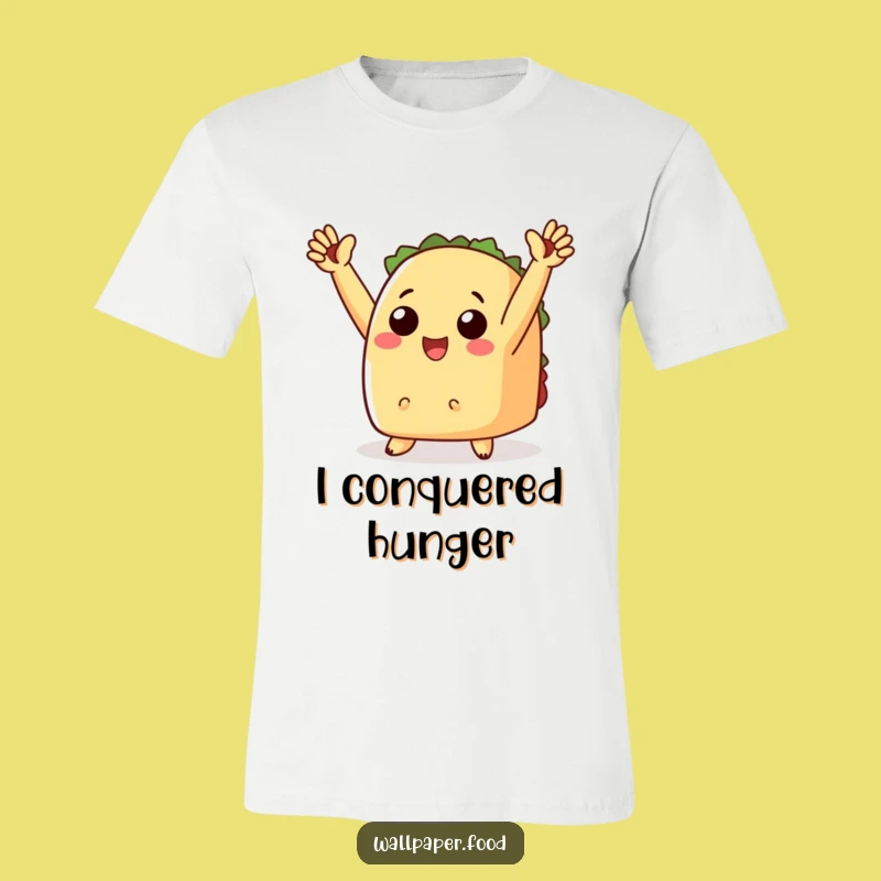 Funny Cheering Taco T-Shirt - Wear Your Triumph with Pride Gift