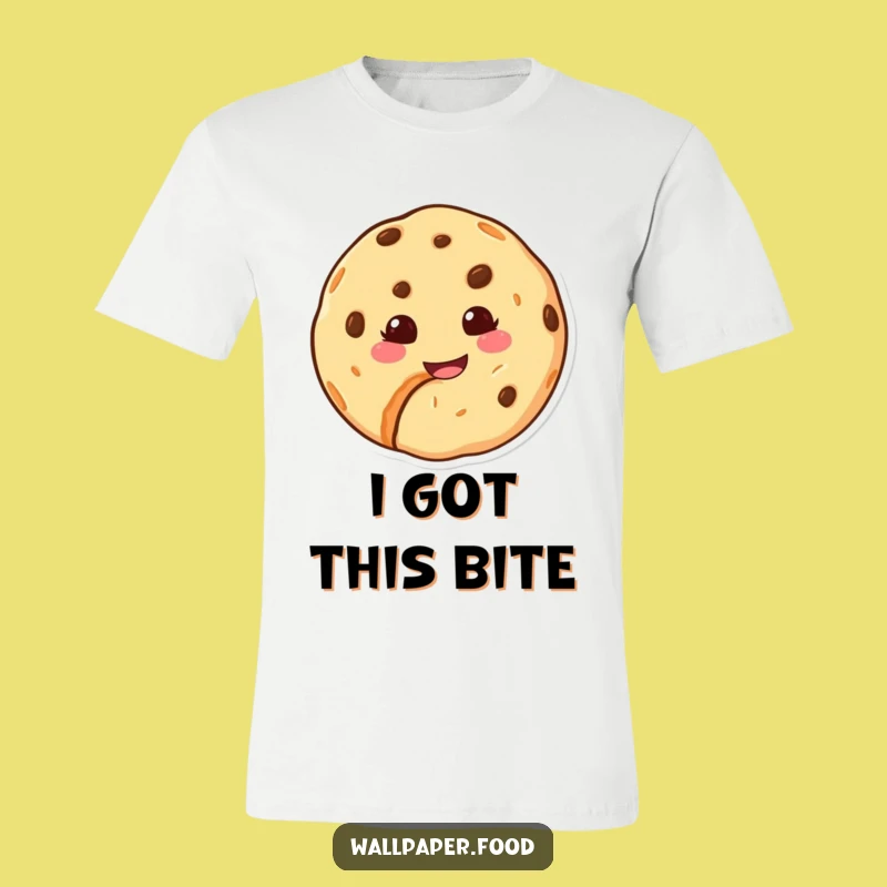 Funny Cookie Bite T-Shirt: Wear Your Sweet Personality, Perfect Funny Gift