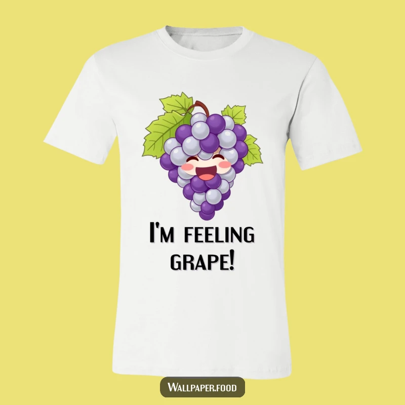 Funny Grapes T-Shirt: Giggling Bunch, Joyful Fun, Humorous Gift Idea