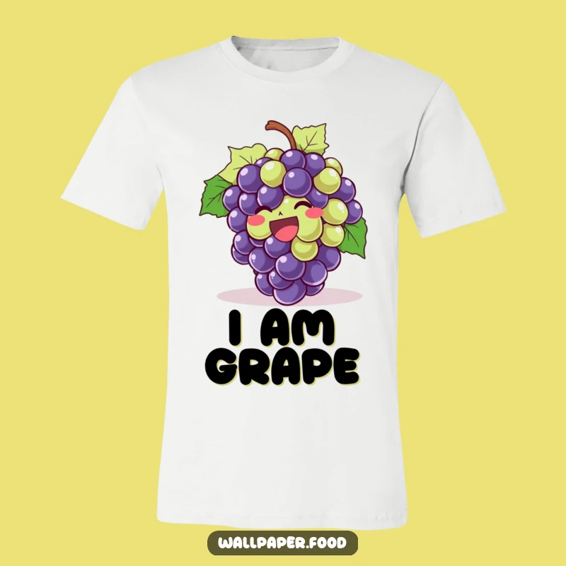 Funny Giggling Grapes T-Shirt - Bursting with Joyful Humor, Great Gift!