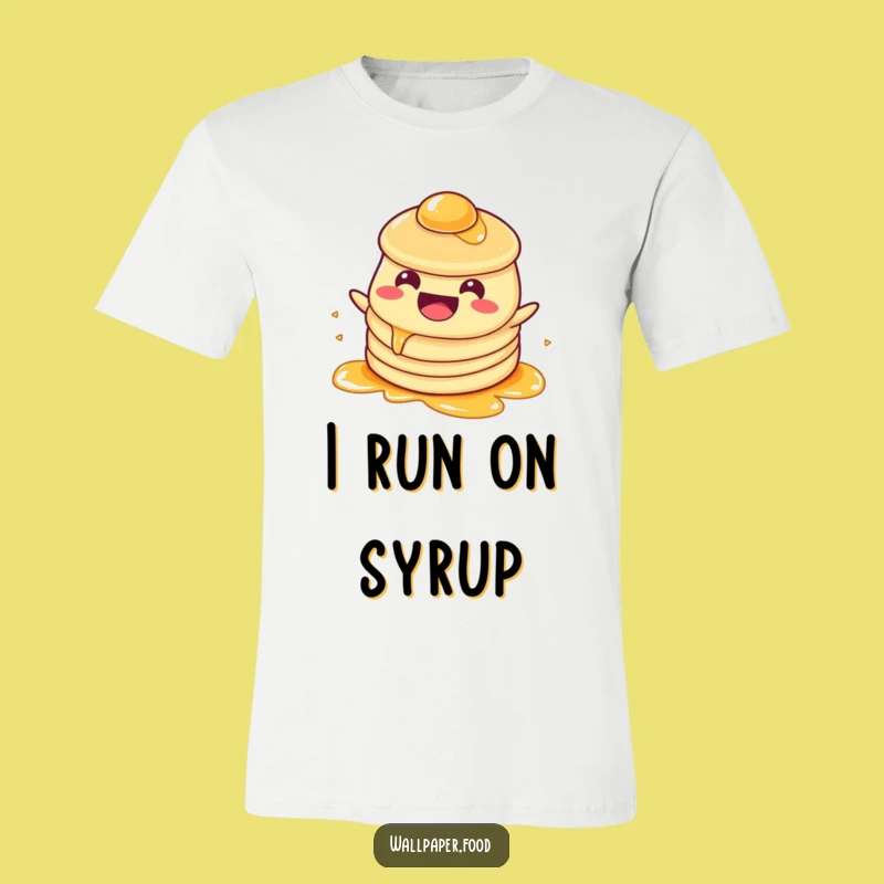 Funny Pancake Syrup T-Shirt - Wear Your Breakfast Joy Proudly