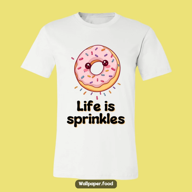 Funny Spinning Donut T-Shirt - Wearable Sweetness and Sprinkle Joy