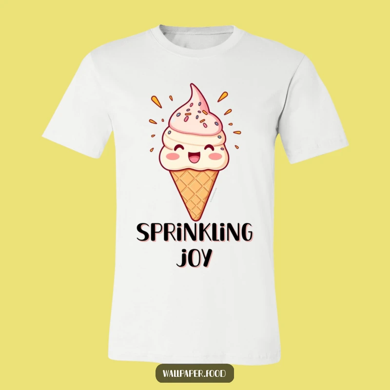 Funny Ice Cream T-Shirt, Sprinkle Explosion, Cool Summer Gift