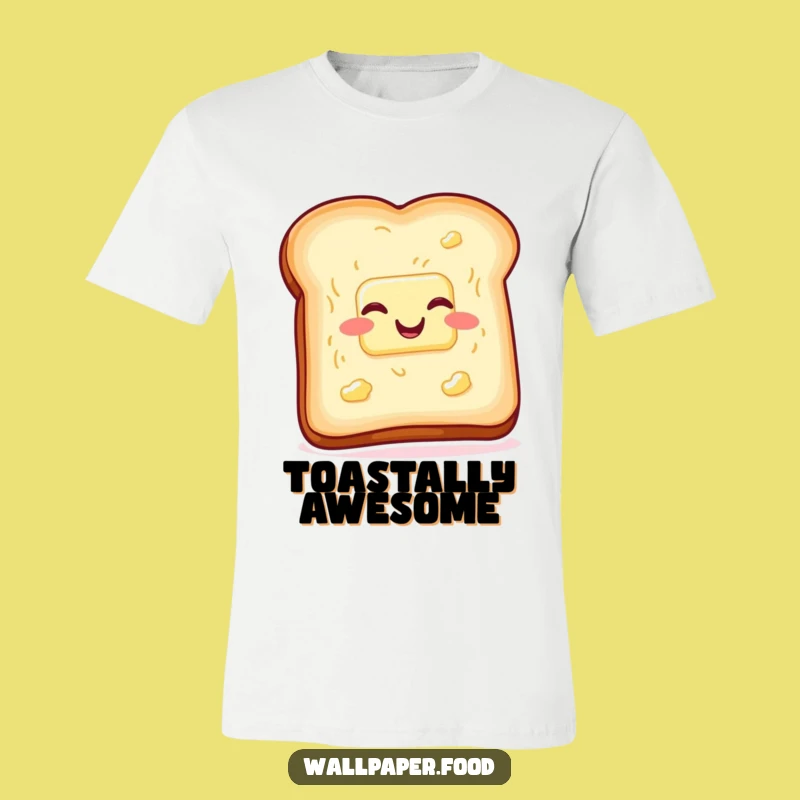 Funny Toast Butter T-Shirt, Wiggling with Glee Humorous Apparel