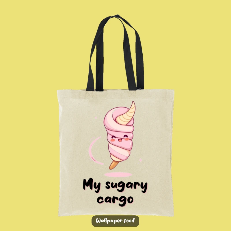 Funny Churro Twirl Tote Bag: Carry Your Sweetness and Smiles Around!