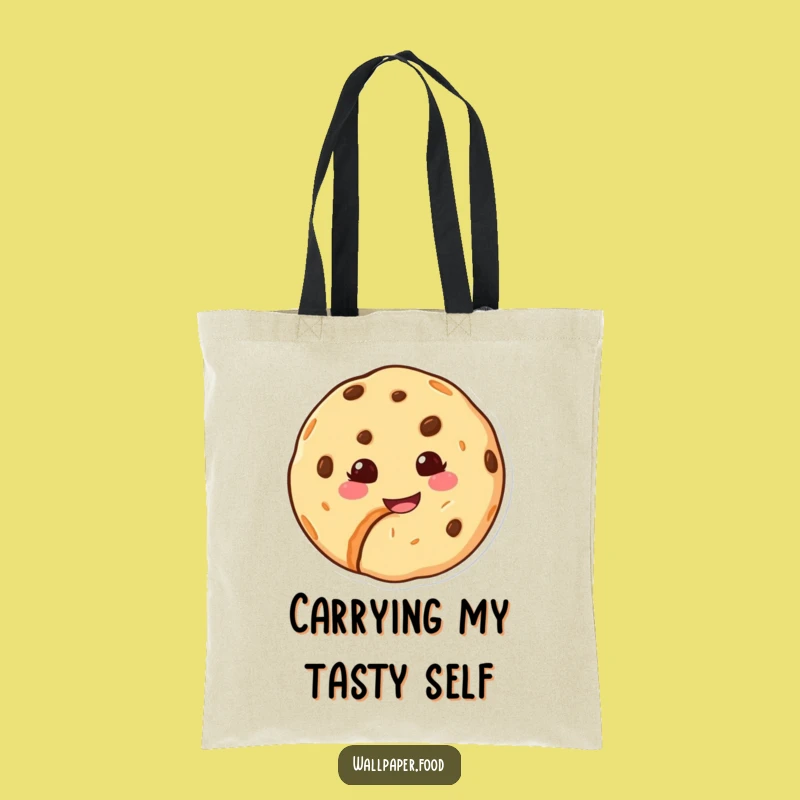 Funny Cookie Bite Tote Bag: Carry Your Essentials with Sweet Style, Perfect Funny Gift