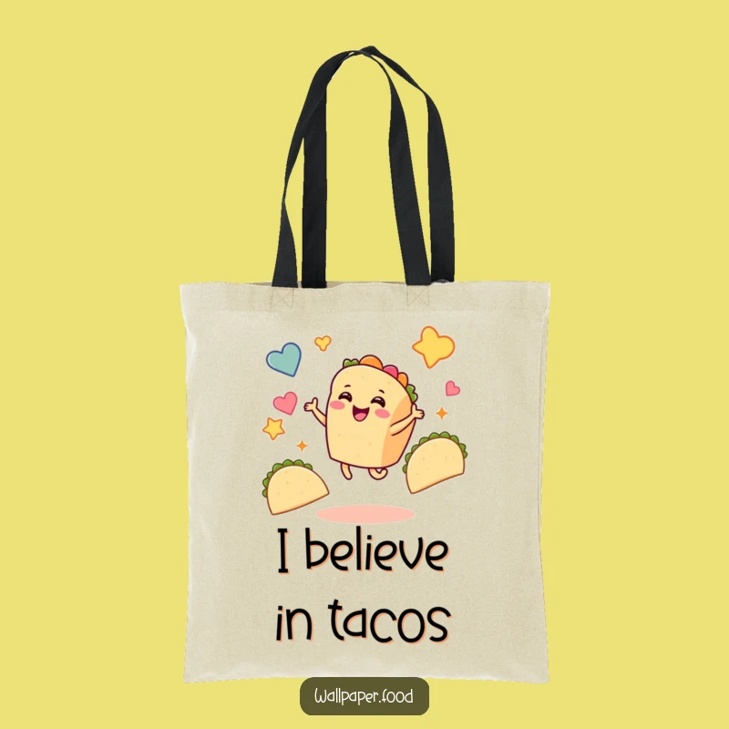 Funny Taco Dancing Tote Bag - Joyful Taco Carry-All for Fiesta Essentials!